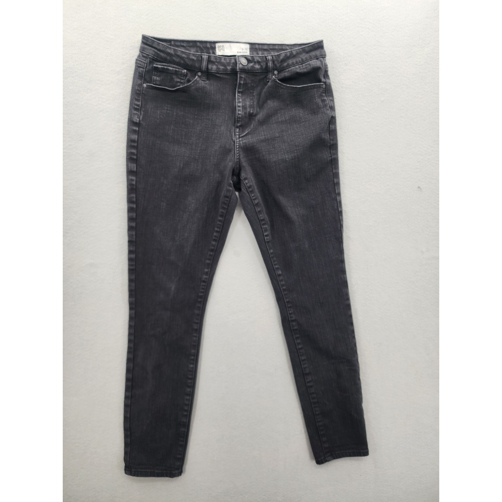 RSQ Miami Jegging Black Skinny Jeans Womens Size 9/29 Faded Stretch Denim Pant